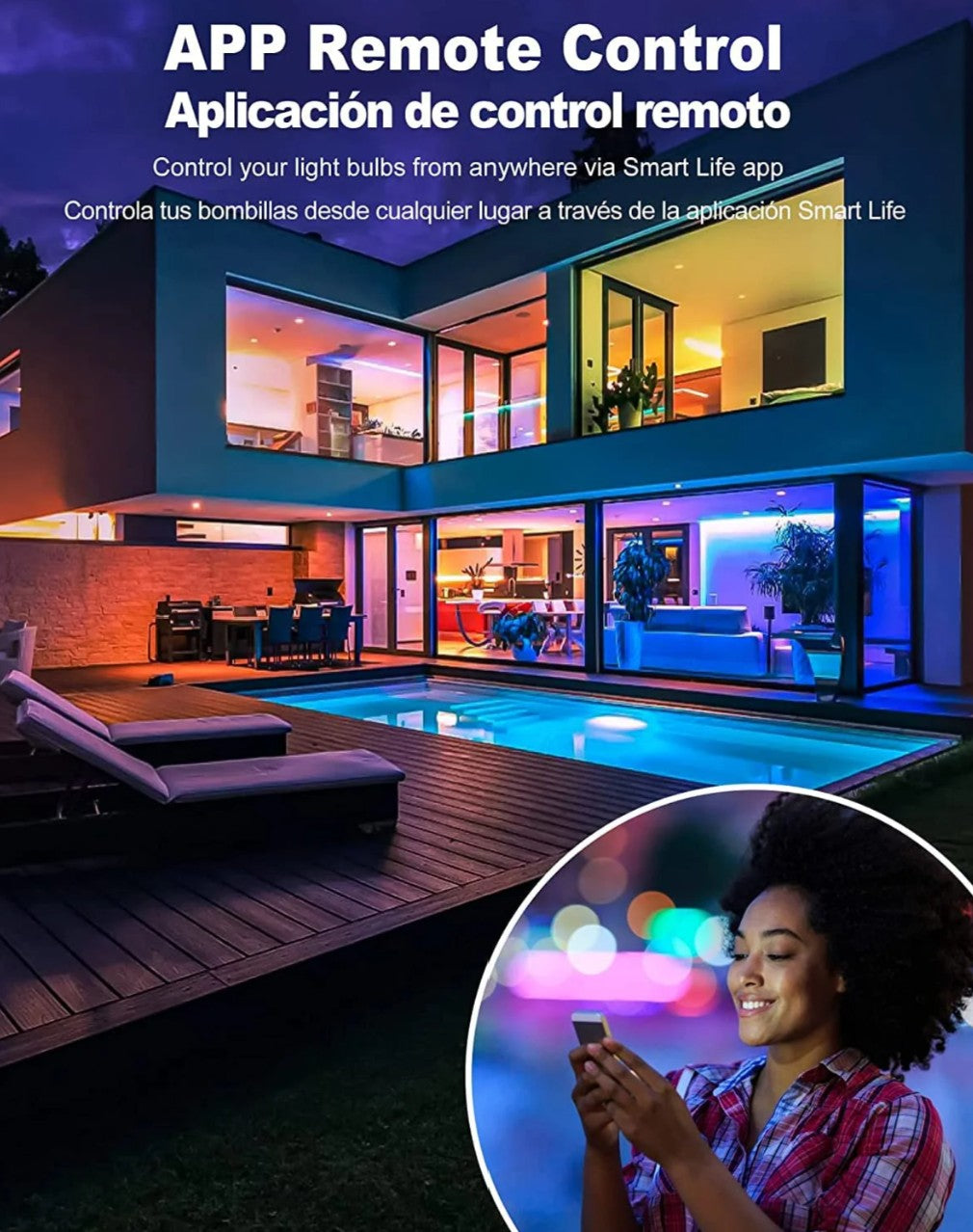 OHLUX Smart WiFi Bulb 7W - 2 Pack