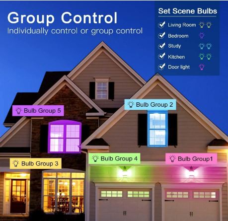 OHLUX Smart WiFi Bulb 7W - 2 Pack