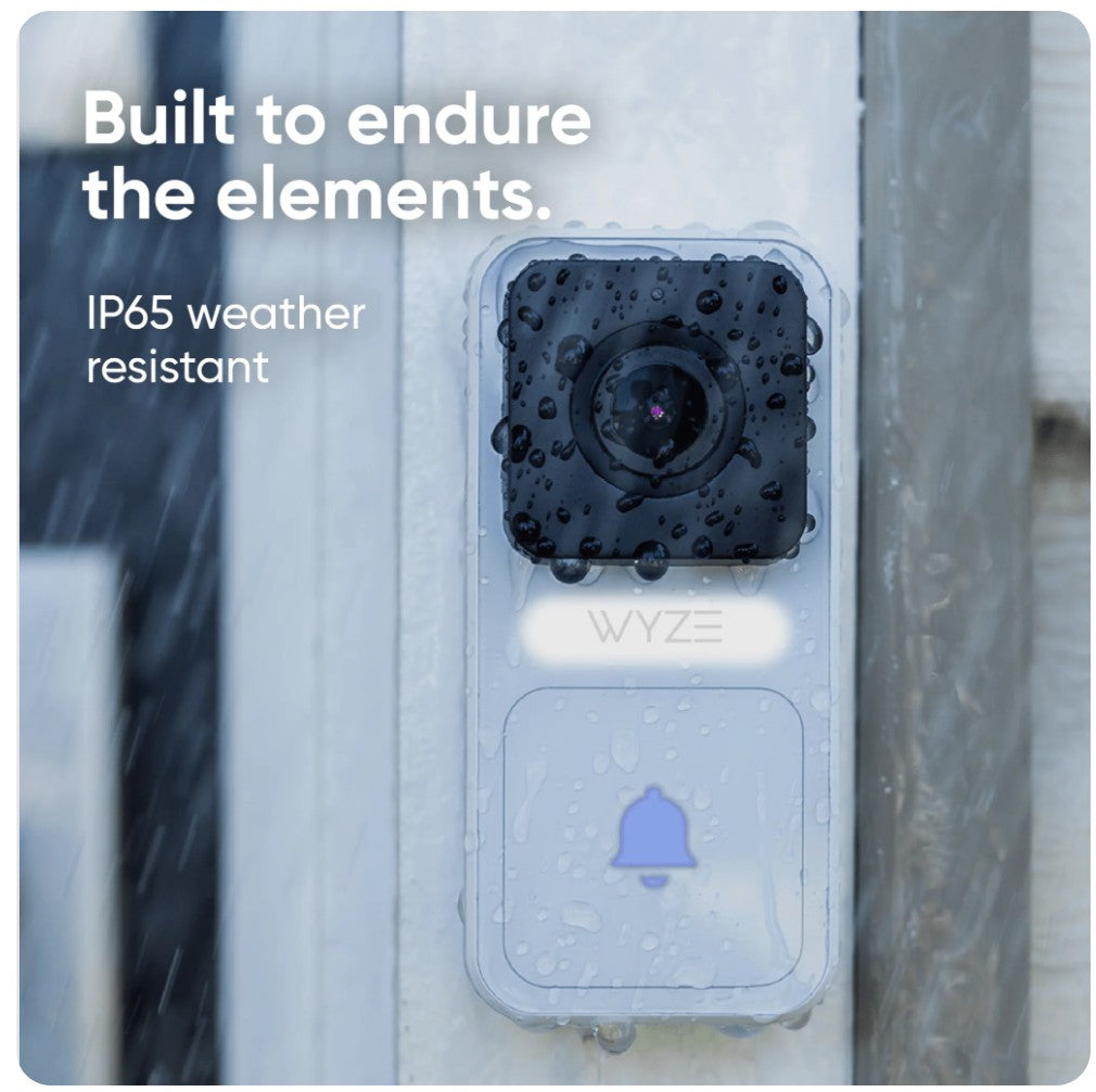 Wyze Video Doorbell + Chime (Wired)