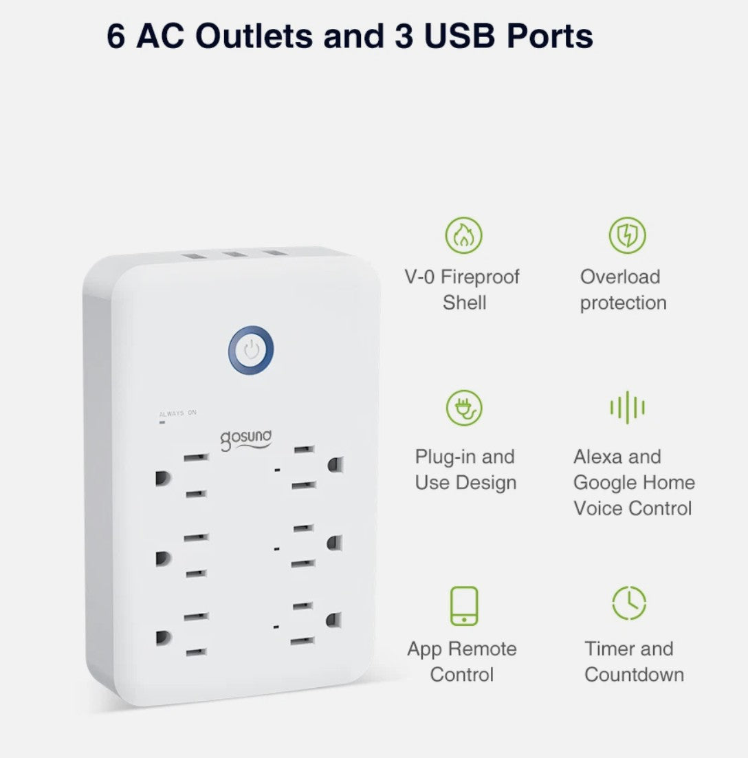 Gosund USB / AC Charging Outlet