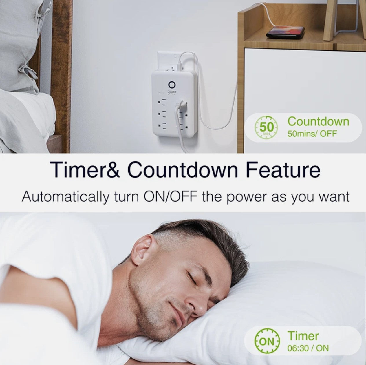 Gosund USB / AC Charging Outlet